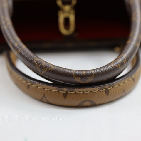 Pre-Owned #19653 Louis Vuitton Monogram Giant On the Go PM Shoulder Handbag M46373