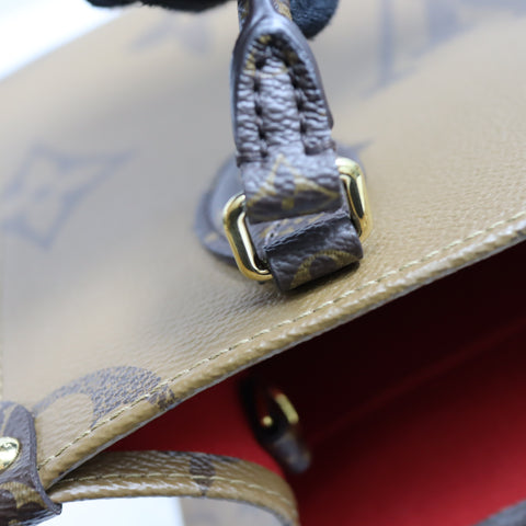 Pre-Owned #19653 Louis Vuitton Monogram Giant On the Go PM Shoulder Handbag M46373