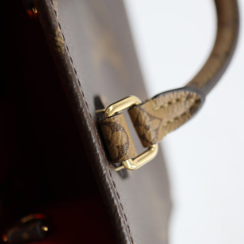 Pre-Owned #19653 Louis Vuitton Monogram Giant On the Go PM Shoulder Handbag M46373