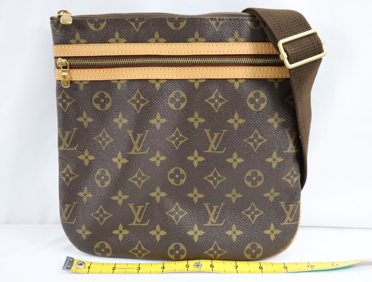 Pre-Owned #BP40913 Louis Vuitton Monogram Pochette Bosphore Crossbody Shoulder Bag M40044