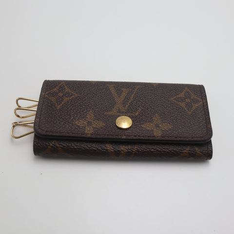 Pre-Owned #71674 Louis Vuitton Monogram Multicles4 Brown key case M69517