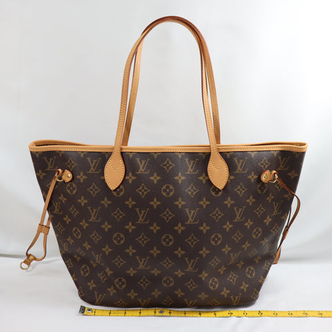Pre-Owned #BP30737 Louis Vuitton Monogram Neverfull MM Tote Bag M40156