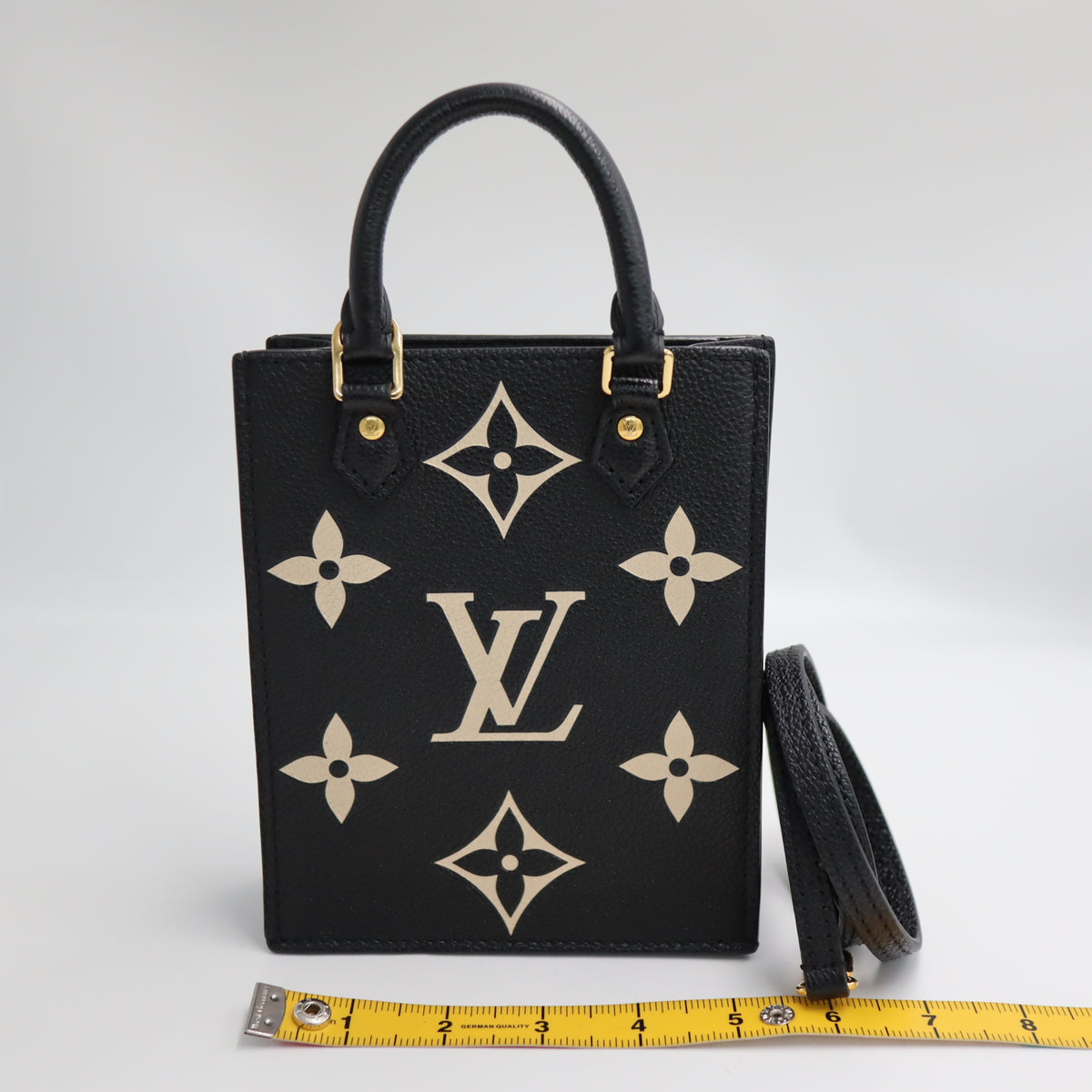 Pre-Owned #72740 Louis Vuitton Monogram Petit Sac Plat 2Way Shoulder Handbag M57937