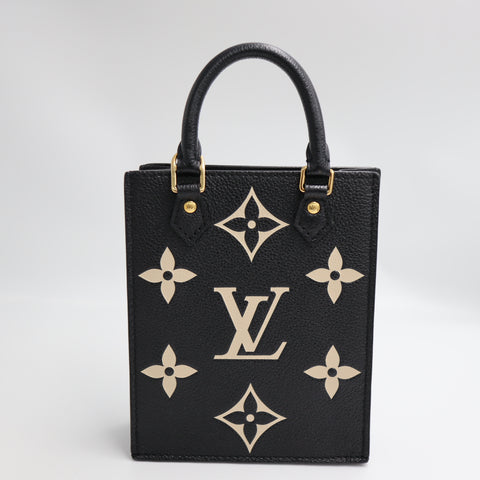 Pre-Owned #72740 Louis Vuitton Monogram Petit Sac Plat 2Way Shoulder Handbag M57937
