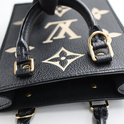 Pre-Owned #72740 Louis Vuitton Monogram Petit Sac Plat 2Way Shoulder Handbag M57937