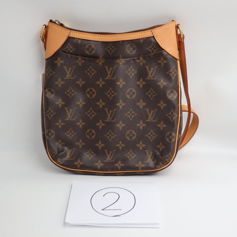 Pre-Owned #BP26560&50412&06410 Louis Vuitton Monogram Odeon PM 3set