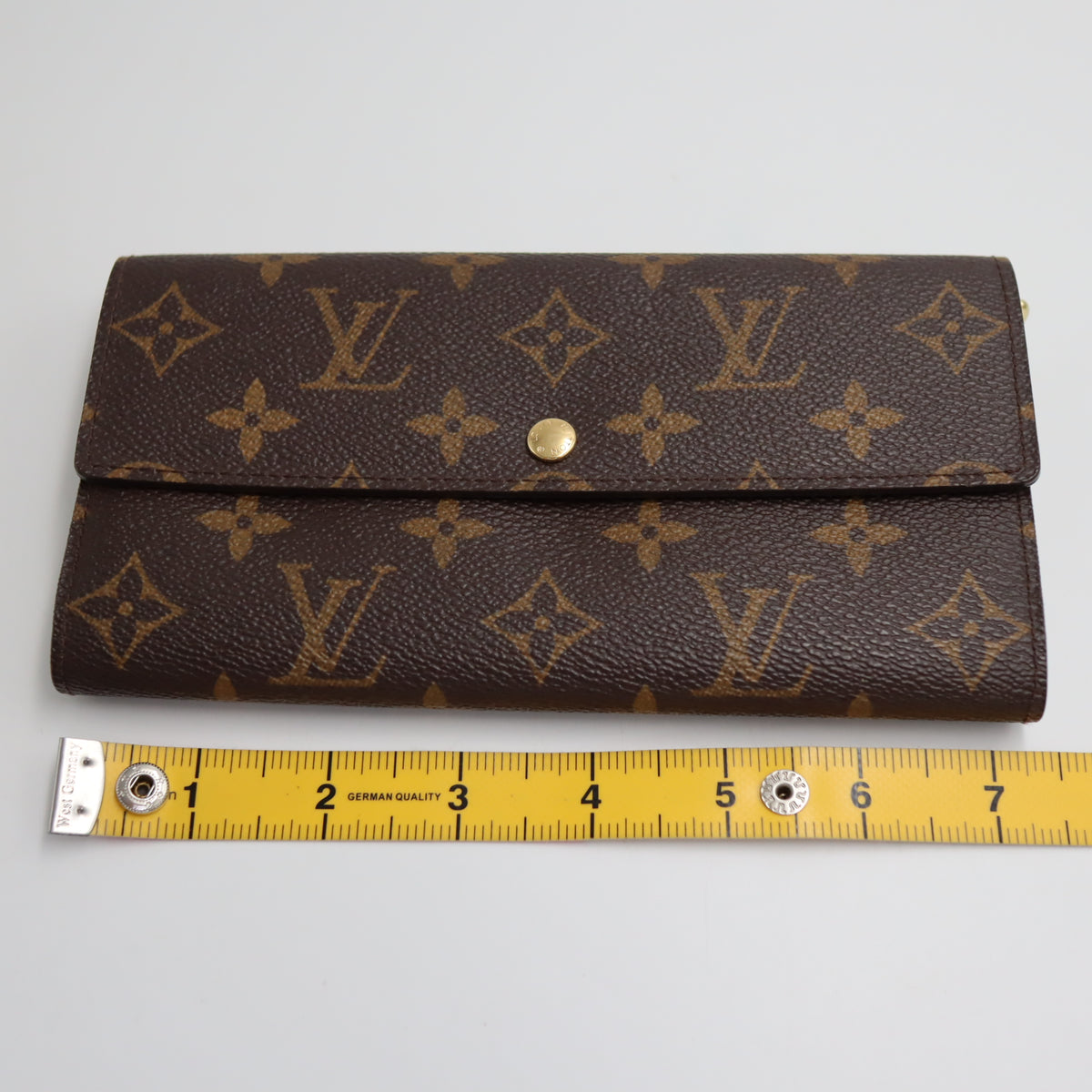 Pre-Owned #72756 Louis Vuitton Monogram Portefeuille Sarah Bifold Wallet Long Wallet M61734