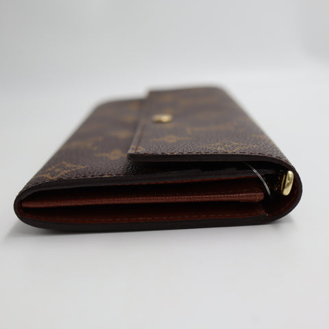Pre-Owned #72756 Louis Vuitton Monogram Portefeuille Sarah Bifold Wallet Long Wallet M61734