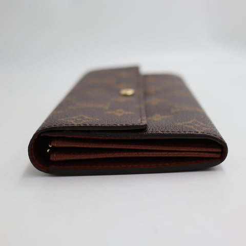 Pre-Owned #72756 Louis Vuitton Monogram Portefeuille Sarah Bifold Wallet Long Wallet M61734