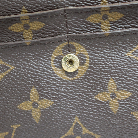 Pre-Owned #72756 Louis Vuitton Monogram Portefeuille Sarah Bifold Wallet Long Wallet M61734