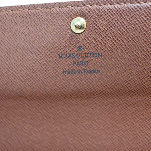 Pre-Owned #72756 Louis Vuitton Monogram Portefeuille Sarah Bifold Wallet Long Wallet M61734