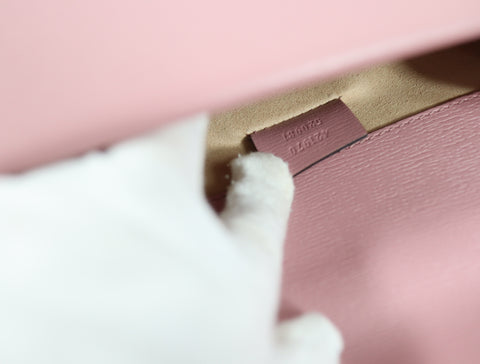 Pre-owned #R260209 Gucci Calfskin Valentine's Day Exclusive Super medium Dionysus Shoulder Bag Pink