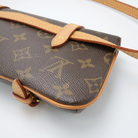 Pre-Owned #0402 Louis Vuitton Monogram Pochette Marelle M51159 Waist bag