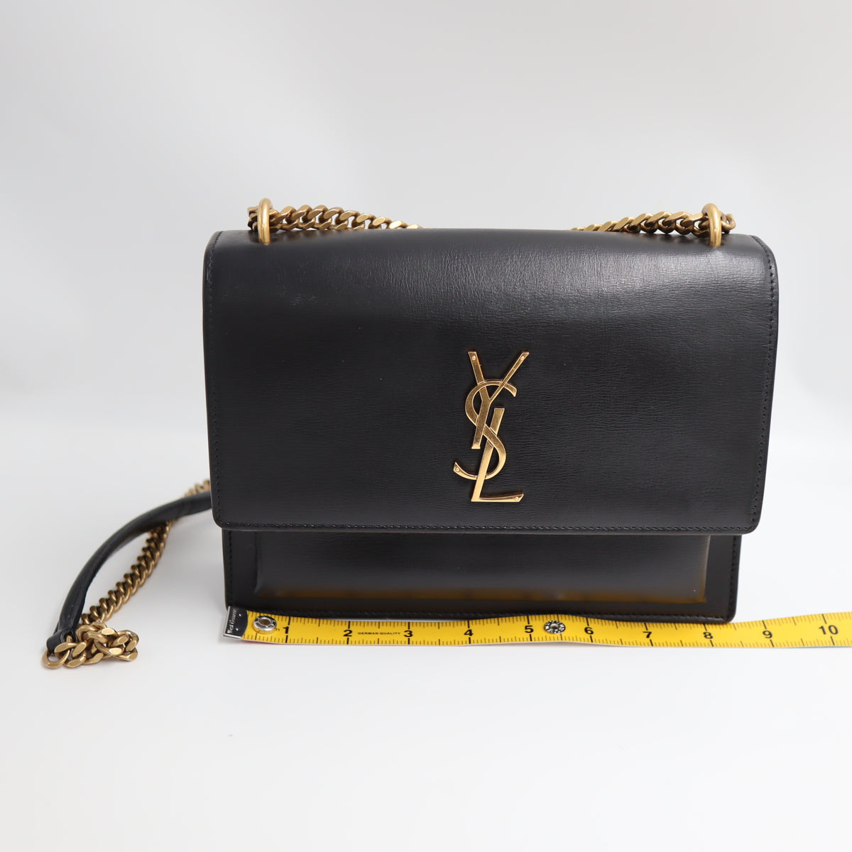 Pre-Owned #R0821 Saint Laurent YSL Sunset Medium Chain Shoulder Bag 442906