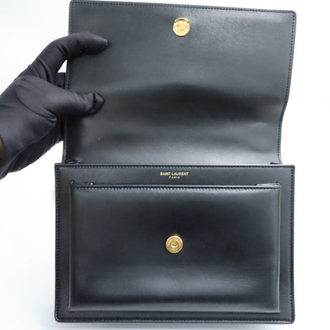 Pre-Owned #R0821 Saint Laurent YSL Sunset Medium Chain Shoulder Bag 442906