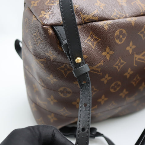 Pre-Owned #71083 Louis Vuitton Monogram Reverse Palm Springs PM Backpack M43116