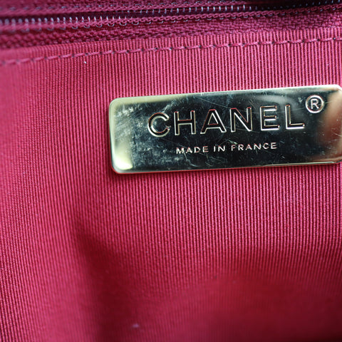 Pre-Owned #72766 CHANEL CC Chanel 19 Chain Hand Shoulder Bag Lambskin Leather AS1161