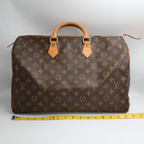Pre-Owned #4487 Louis Vuitton Monogram Speedy 40 Hand Bag M41522