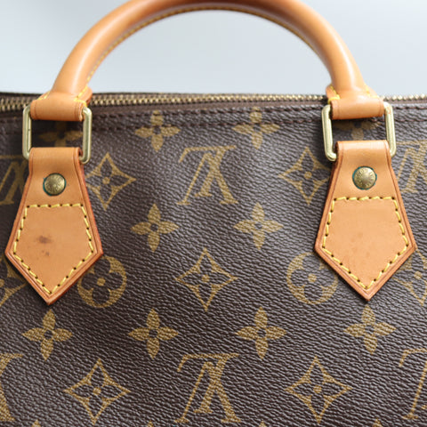 Pre-Owned #4487 Louis Vuitton Monogram Speedy 40 Hand Bag M41522