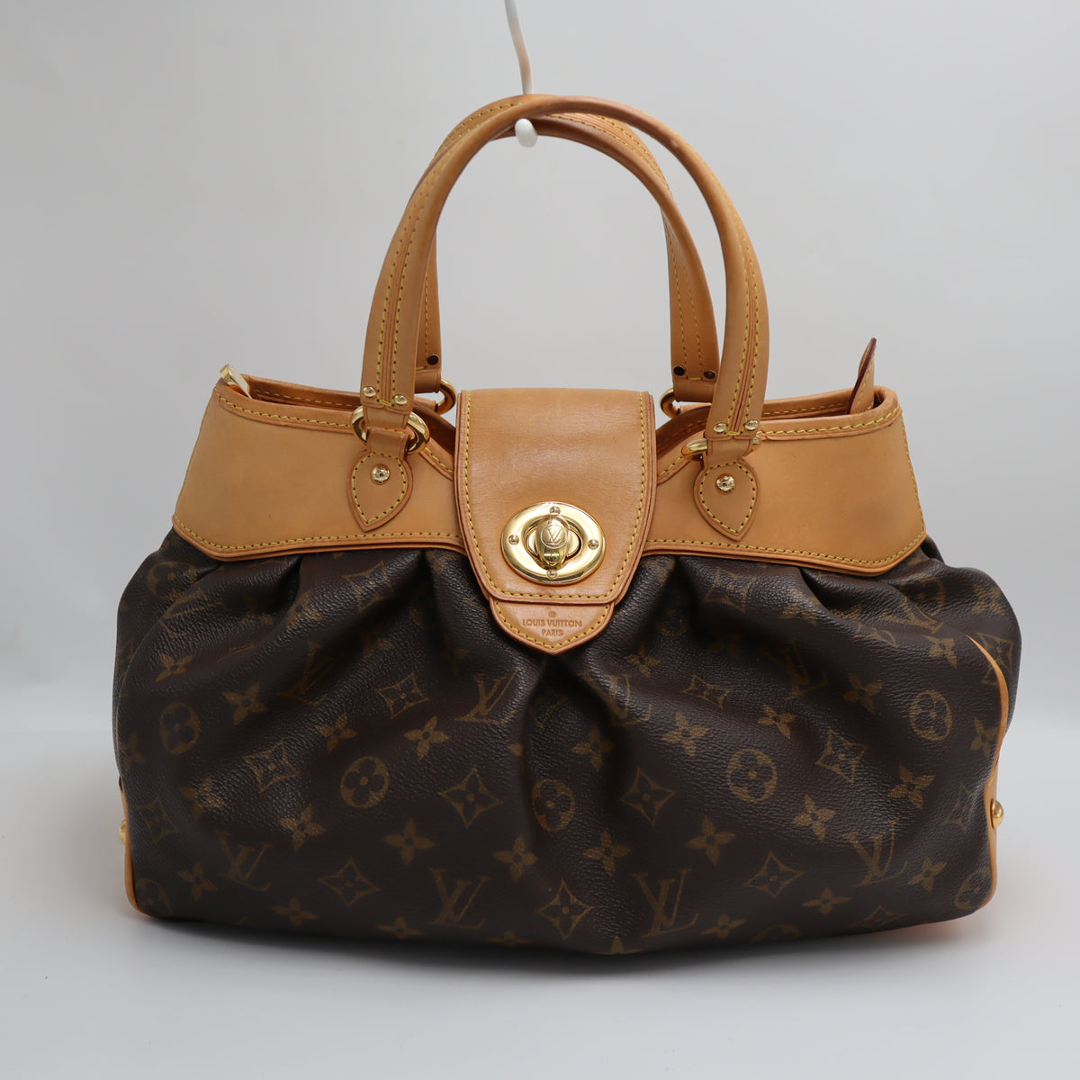 Pre-Owned #71075 Louis Vuitton Monogram Boetie PM  LV Hand Bag M45715