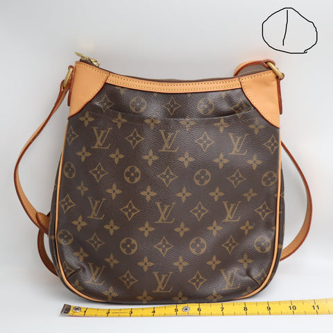 Pre-Owned #BP70195&91791 Louis Vuitton Monogram Odeon PM Crossbody Bag M56390
