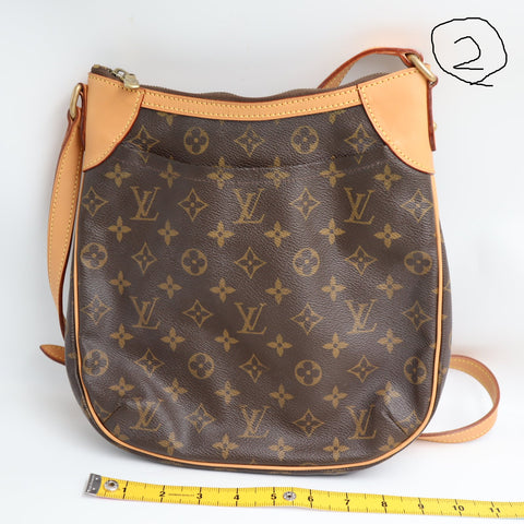 Pre-Owned #BP70195&91791 Louis Vuitton Monogram Odeon PM Crossbody Bag M56390