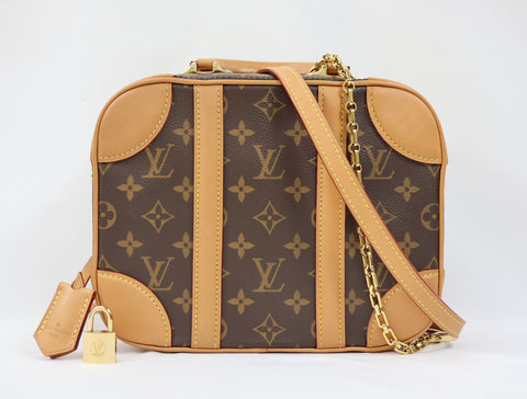 Pre-owned #R0220 Louis Vuitton Monogram Valizette PM 2way HandBag M44581