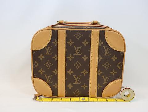 Pre-owned #R0220 Louis Vuitton Monogram Valizette PM 2way HandBag M44581