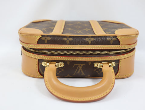 Pre-owned #R0220 Louis Vuitton Monogram Valizette PM 2way HandBag M44581