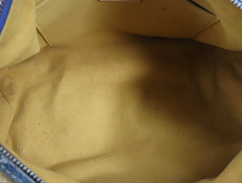 Pre-Owned #98196 Louis Vuitton Monogram Denim Neo Speedy Handbag Blue M95019