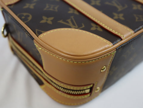 Pre-owned #R0220 Louis Vuitton Monogram Valizette PM 2way HandBag M44581