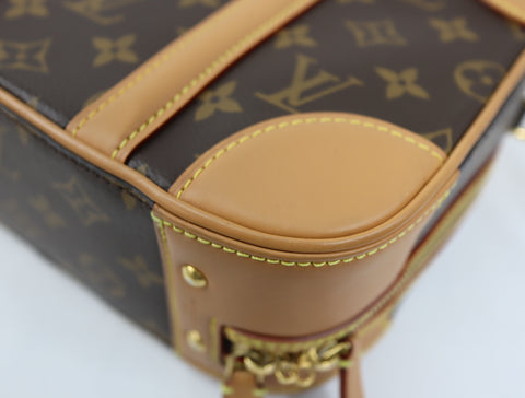 Pre-owned #R0220 Louis Vuitton Monogram Valizette PM 2way HandBag M44581