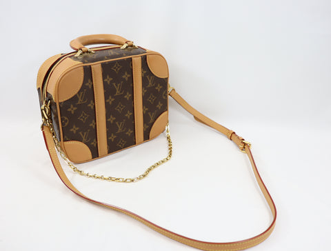 Pre-owned #R0220 Louis Vuitton Monogram Valizette PM 2way HandBag M44581