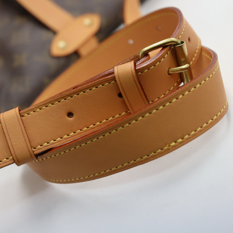 Pre-Owned #BP71439 Louis Vuitton Monogram Saumur 35 Crossbody Shoulder Bag Brown M42254