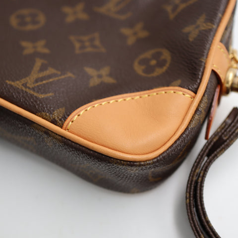 Pre-Owned #BP03160 Louis Vuitton Monogram Marly Dragonne PM Clutch Bag M51827