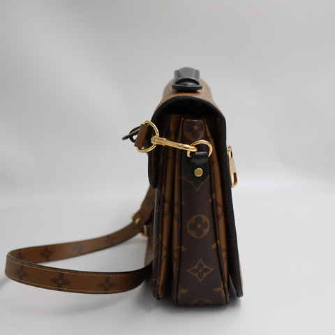  Pre-Owned #R7082508 Louis Vuitton Monogram reverse Pochette MetisMM 2way Shoulder Handbag M44876