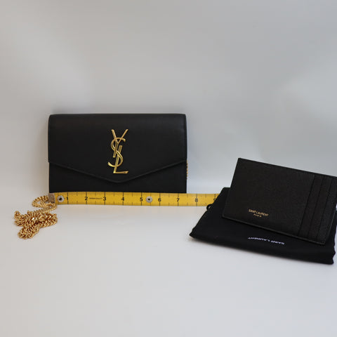 Pre-Owned #R7082506 Saint Laurent Uptown Chain Crossbody Bag 607788