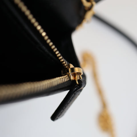 Pre-Owned #R7082504 Saint Laurent Cassandra Envelope Chain Shoulder Bag Black 742920