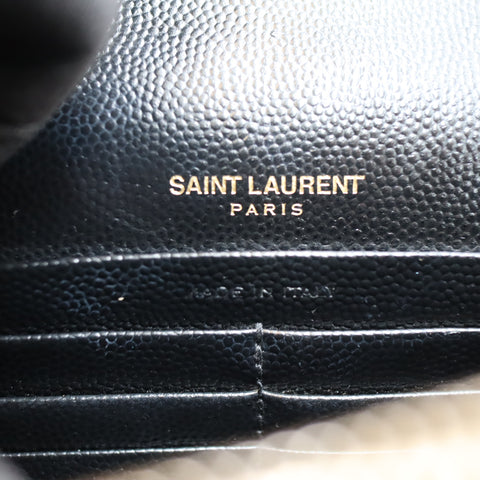 Pre-Owned #R7082504 Saint Laurent Cassandra Envelope Chain Shoulder Bag Black 742920
