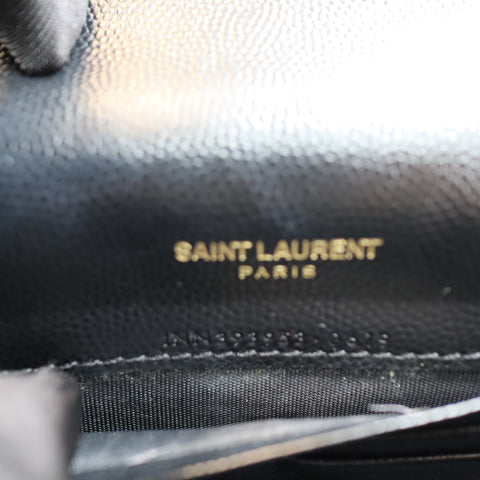 Pre-Owned #R7082504 Saint Laurent Cassandra Envelope Chain Shoulder Bag Black 742920