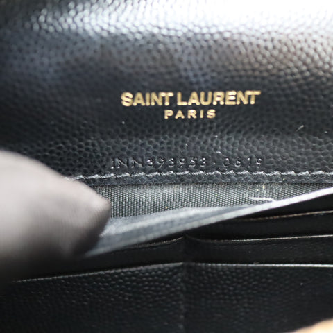 Pre-Owned #R7082504 Saint Laurent Cassandra Envelope Chain Shoulder Bag Black 742920