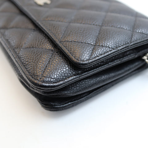 Pre-Owned #R7082505 CHANEL Caviar Classic WOC Shoulder Crossbody Bag AP0250