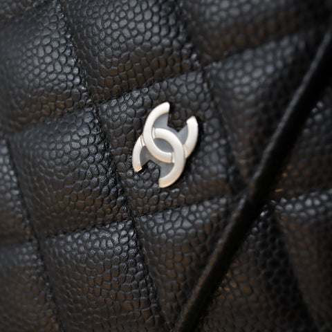 Pre-Owned #R7082505 CHANEL Caviar Classic WOC Shoulder Crossbody Bag AP0250