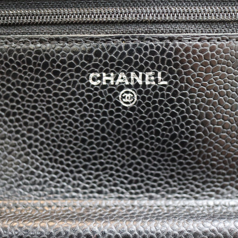 Pre-Owned #R7082505 CHANEL Caviar Classic WOC Shoulder Crossbody Bag AP0250