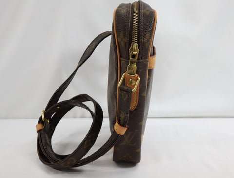 Pre-Owned #BP163-2 Louis Vuitton Monogram Danube Crossbody Bag Brown M45266