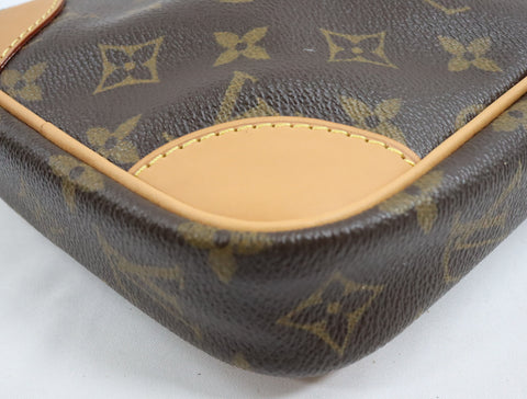 Pre-Owned #BP163-2 Louis Vuitton Monogram Danube Crossbody Bag Brown M45266