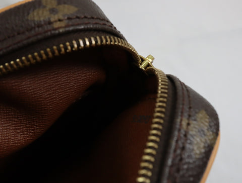 Pre-Owned #BP163-2 Louis Vuitton Monogram Danube Crossbody Bag Brown M45266