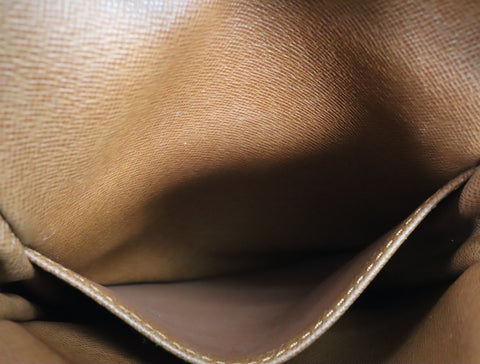 Pre-Owned #BP163-2 Louis Vuitton Monogram Danube Crossbody Bag Brown M45266