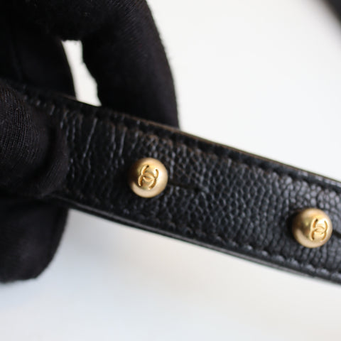 Pre-Owned #R7082507 CHANEL Boy Chanel Chain Shoulder Bag Black A67086
