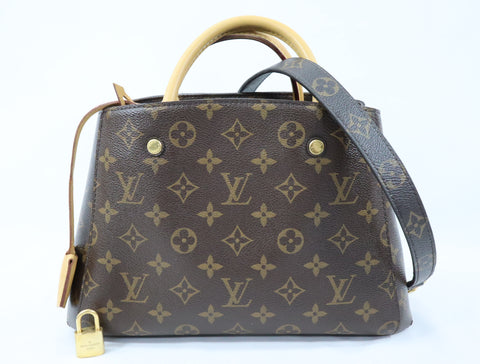 Pre-owned #R03054 Louis Vuitton Montaigne  BB 2way crossbody Handbag M41055